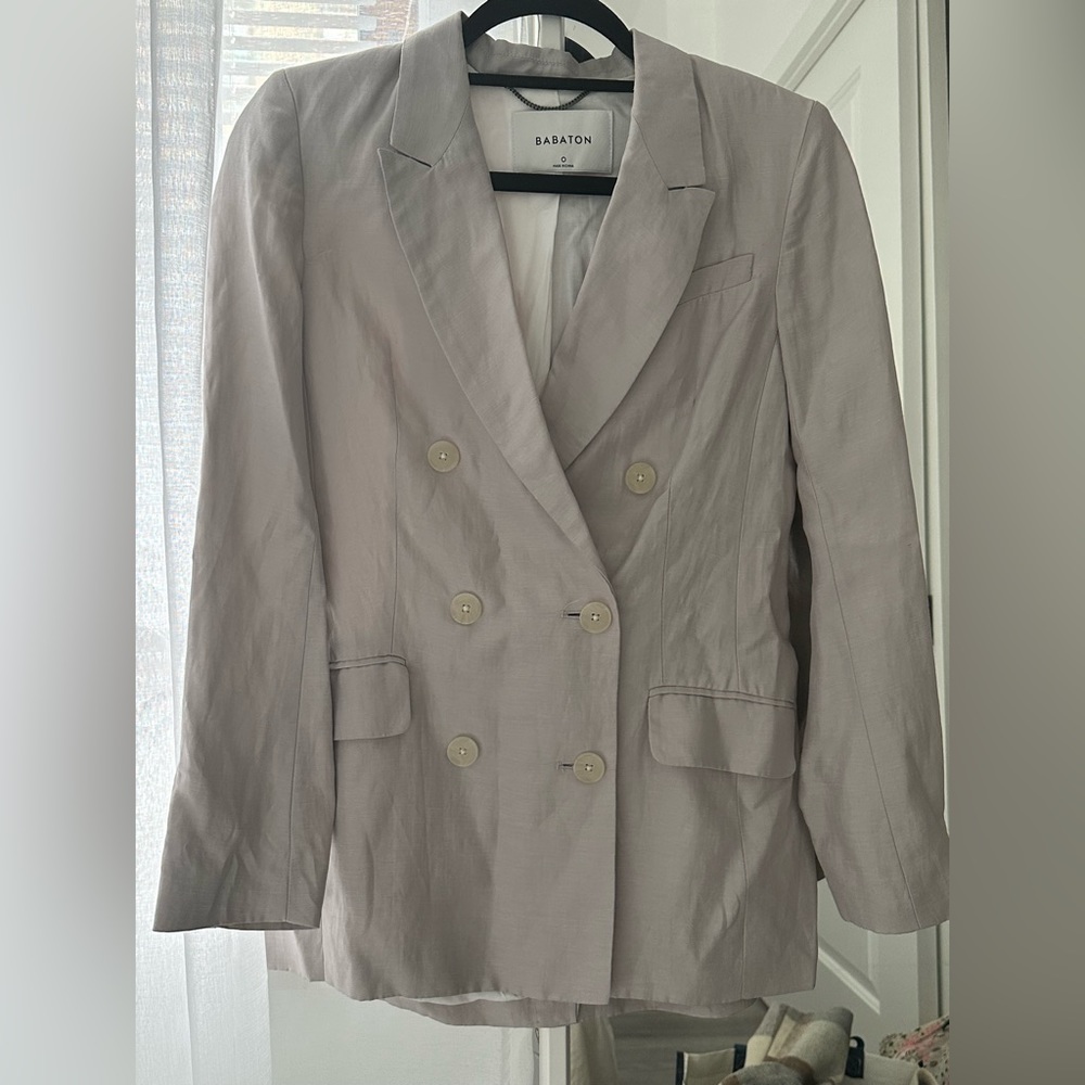 Aritiza Babaton Linen Blazer
